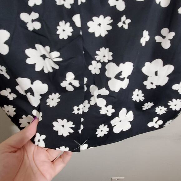 TALBOTS FLORAL pencil skirt plus size 14 - Picture 4 of 6